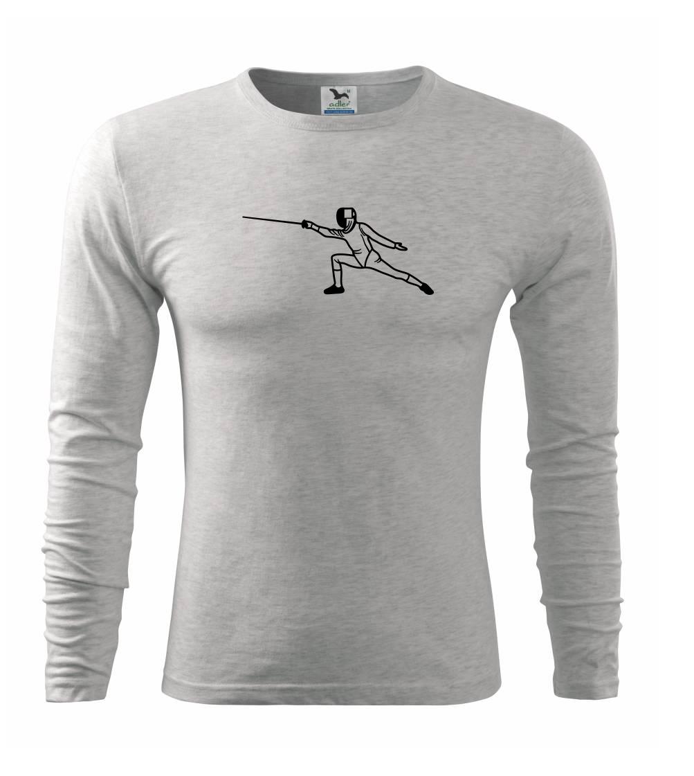 Ostatné športy - Šermiar výpad - Tričko s dlhým rukávom FIT-T long sleeve