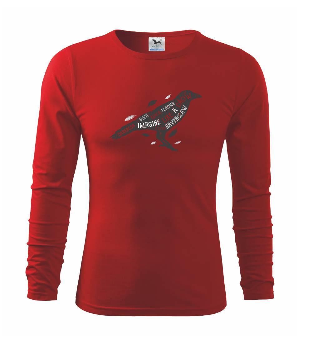 Tričká so zvieratami - Crow darkness - Tričko detské Long Sleeve
