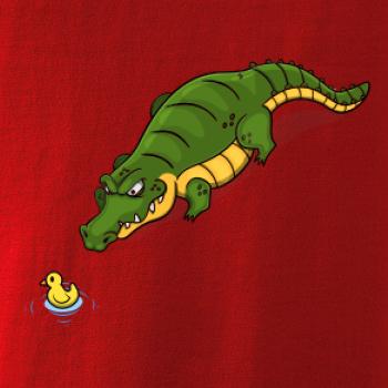 Krokodíl zelený s kačičkou