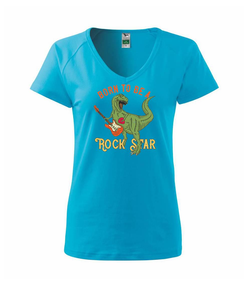 Hudobné tričká - Rockstar T-rex - Tričko dámske Dream
