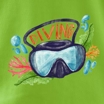 Diving obrázok kreslený