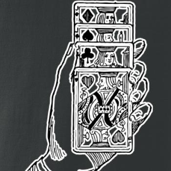 Poker ruka s kartami Poker ruka s kartami