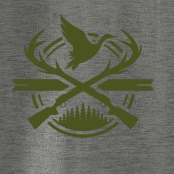 Lovec a kačice - zelený