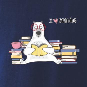 I love reading medveď I love reading medveď