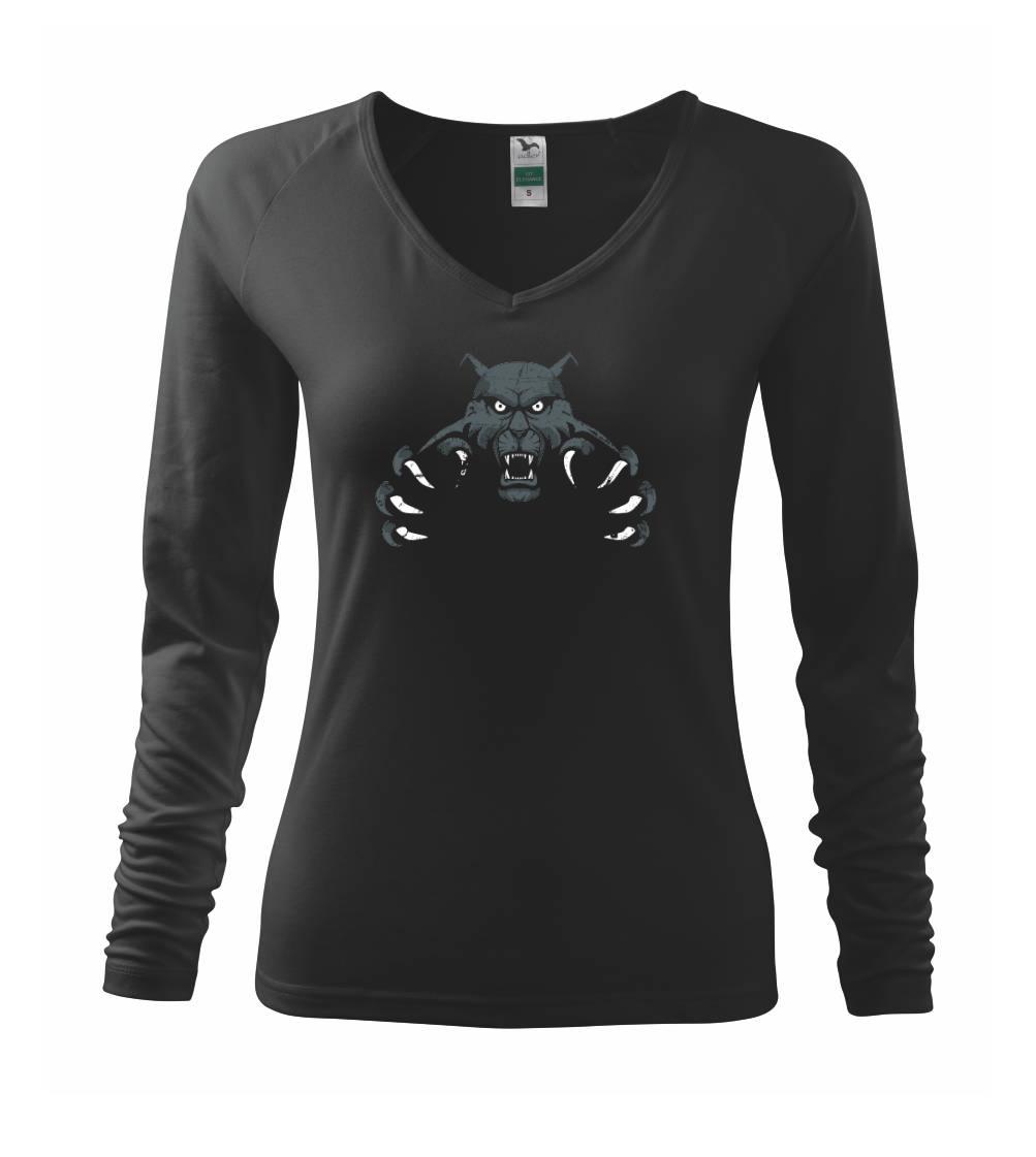 Tričká s potlačou zvierat - Black Panther - Tričko dámske Elegance