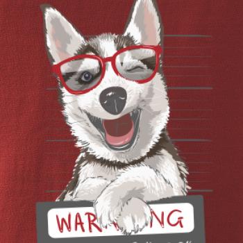 Husky - beware of dog