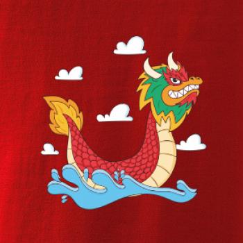 Dračia loď kreslená