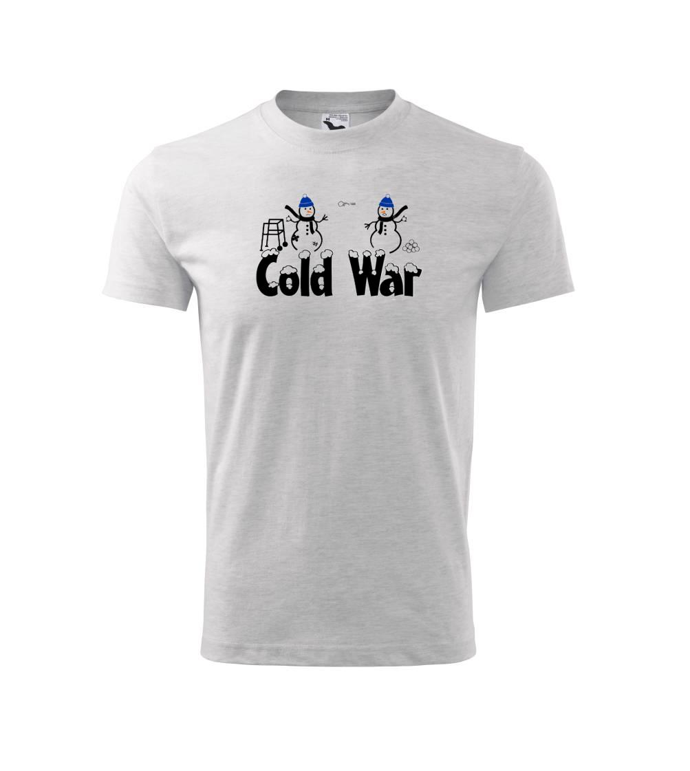Lyže a Snowboard - Cold War - Tričko detské bavlnené