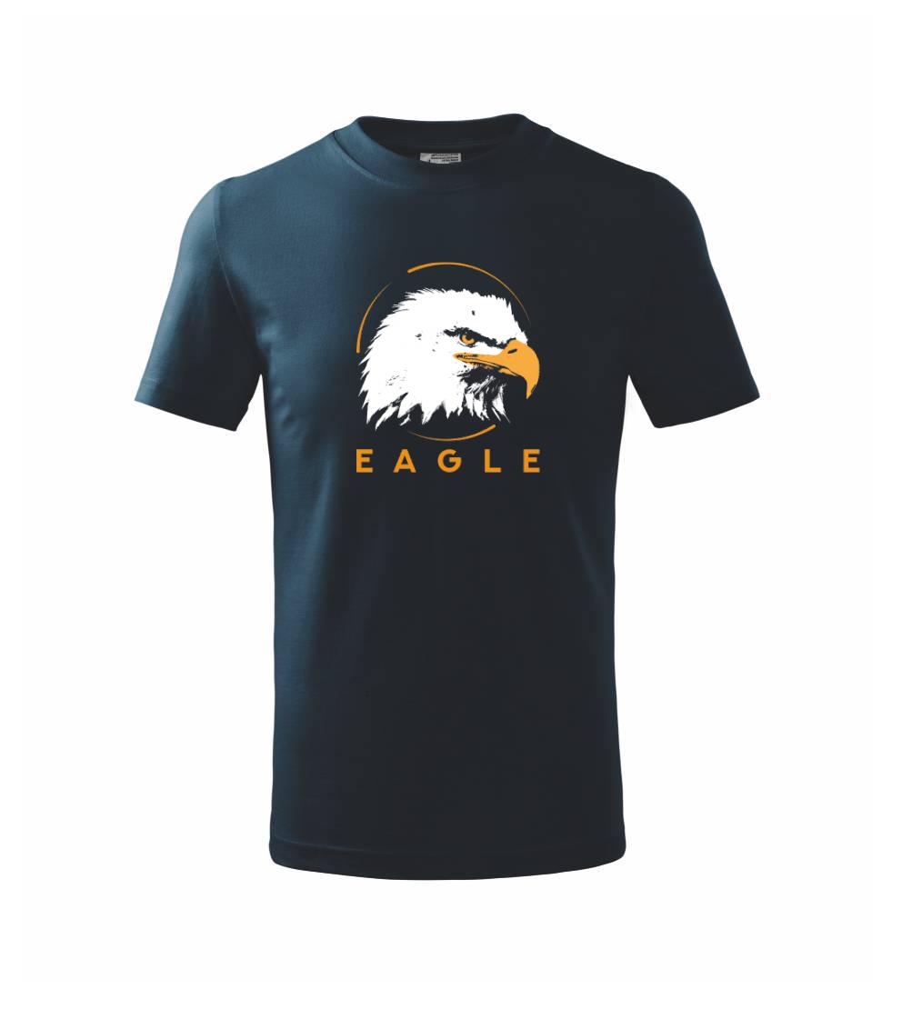 Tričká so zvieratami - Eagle hlava - Tričko detské bavlnené