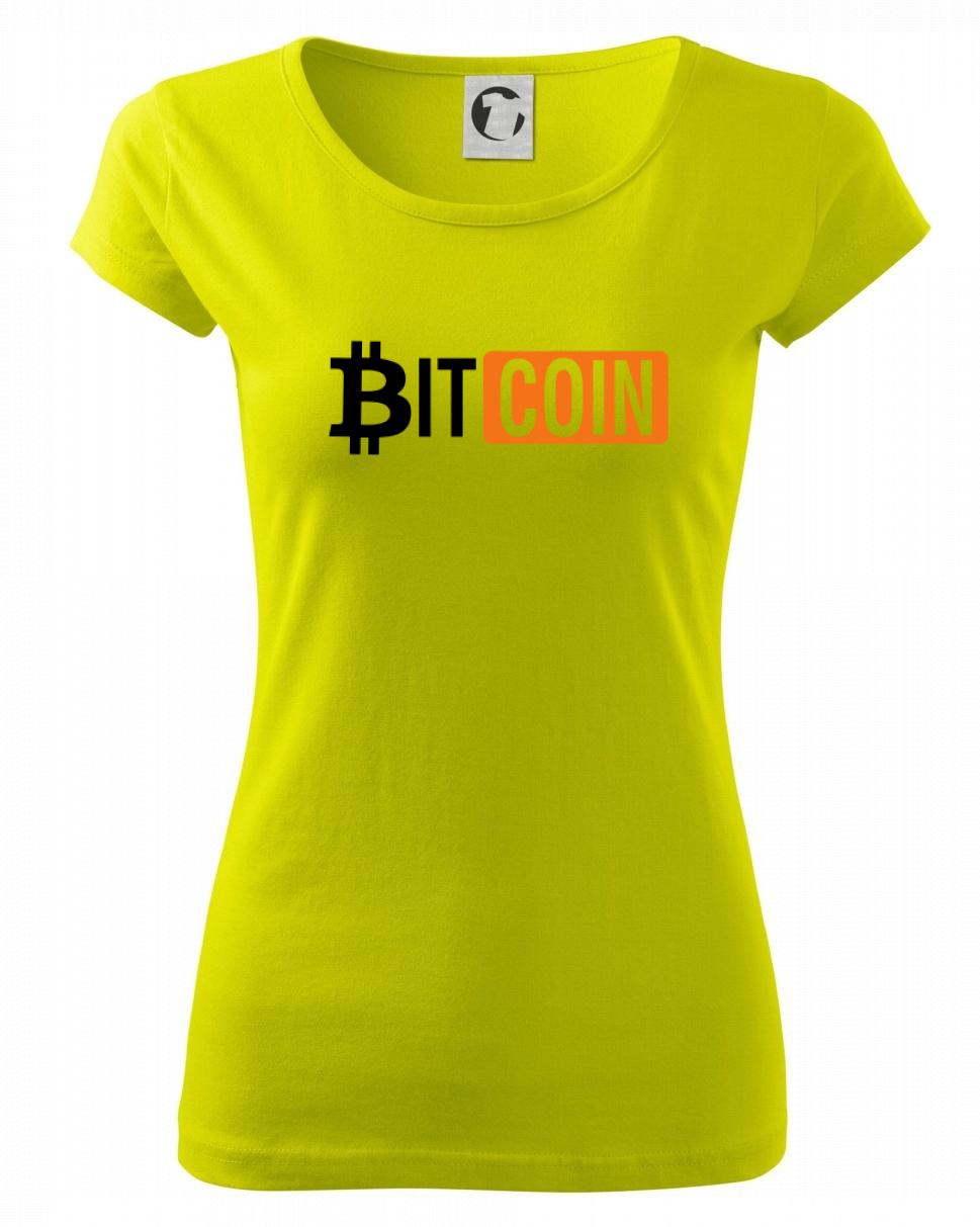 Bitcoin nápis Bitcoin nápis