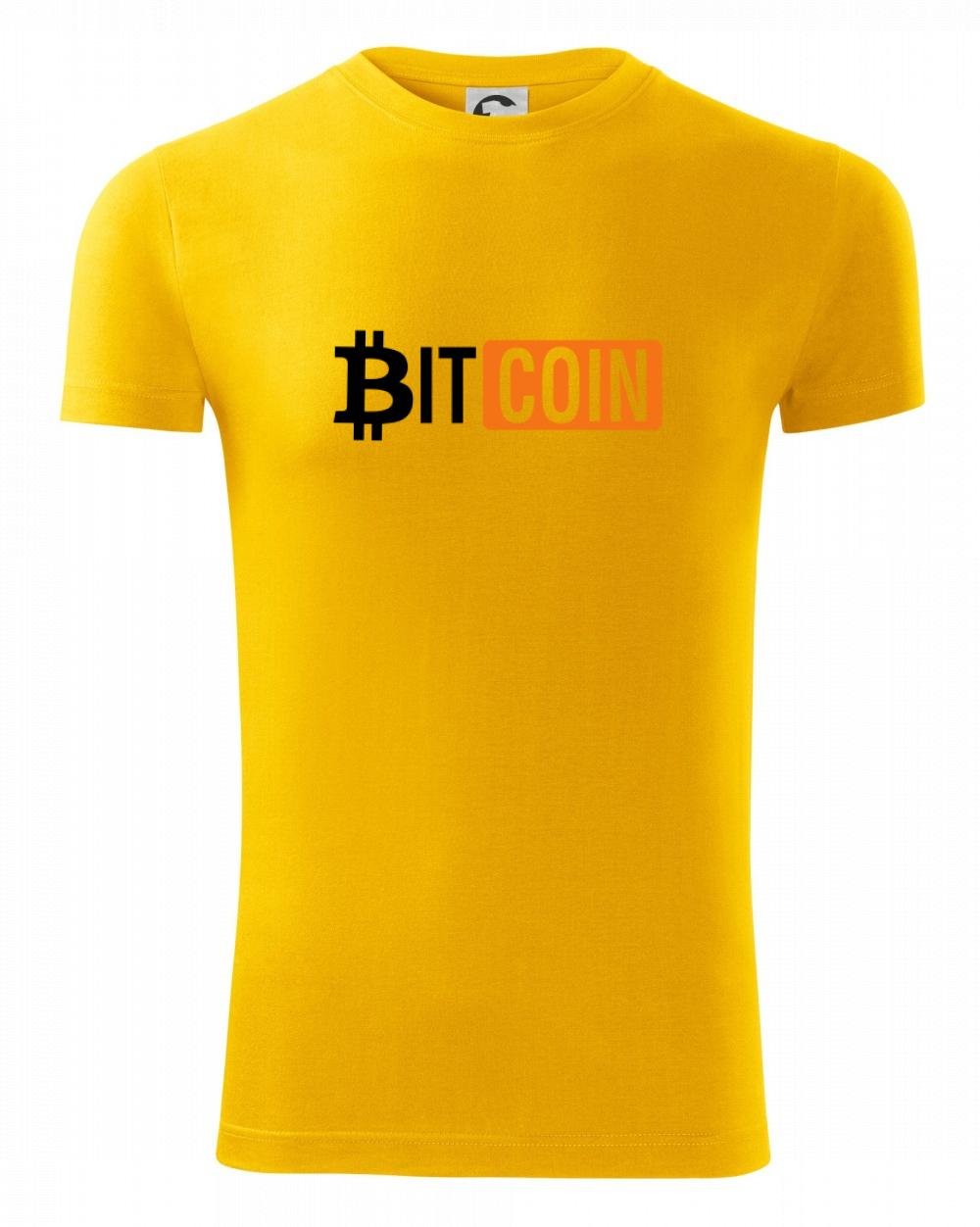 Bitcoin nápis Bitcoin nápis