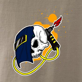 Zvárač - kreslená lebka