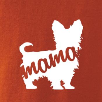 Yorkšírský teriér mama obrys