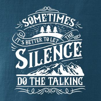 Nature talking about silence