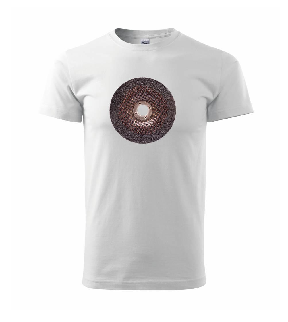 Tričká pre zvárača - Spálený kotúč - Tričko extra veľké  (5-8XL)