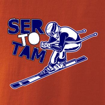 Lyžiar ser to tam
