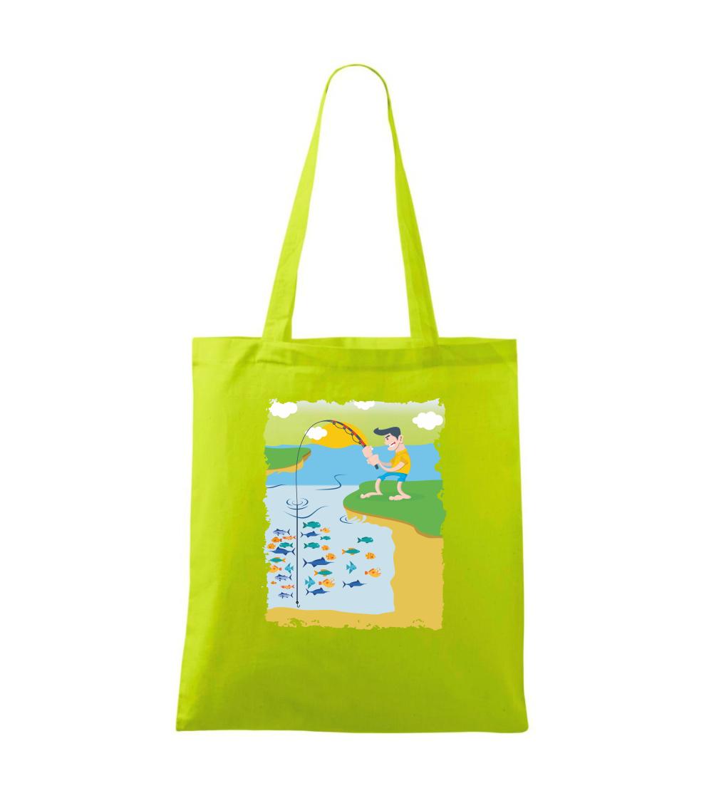 Rybár, ktorý má smolu farebný