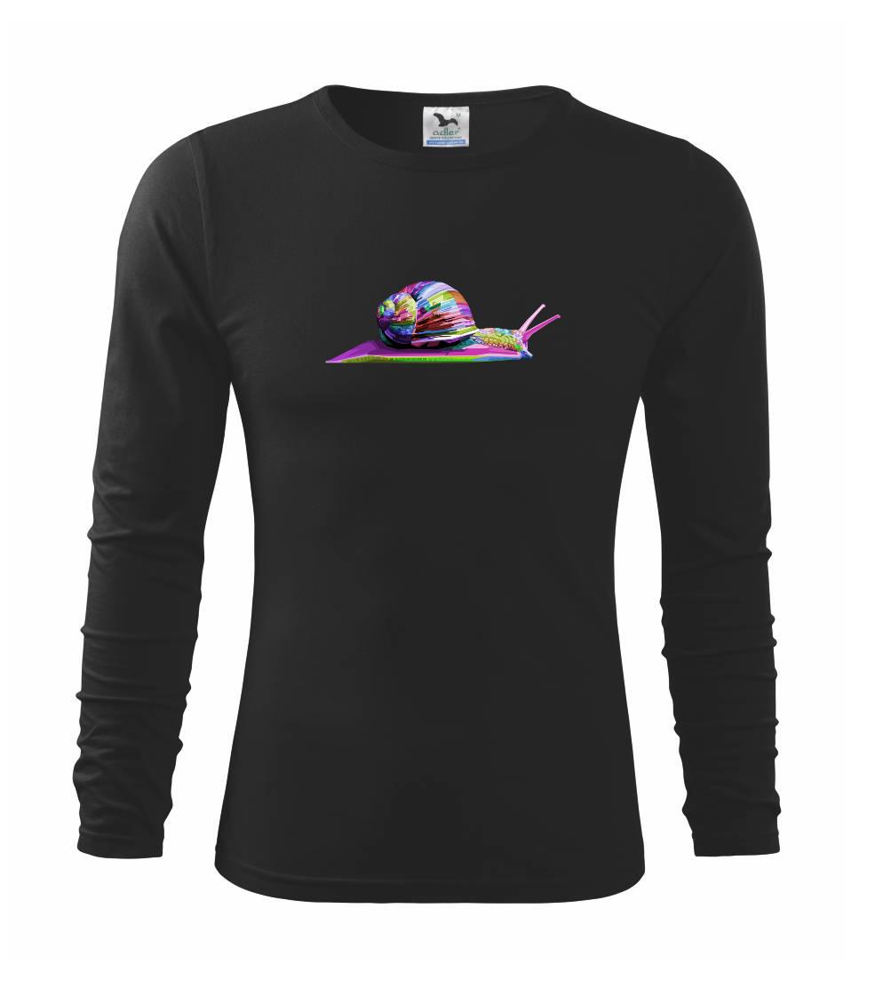 Tričká so zvieratami - Slimák farebný - Tričko detské Long Sleeve