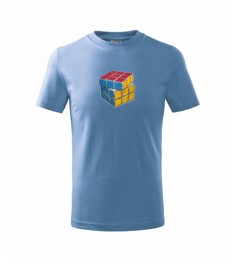 Rubikova kocka kreslená Rubikova kocka kreslená