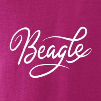 Beagle - nápis okrasný