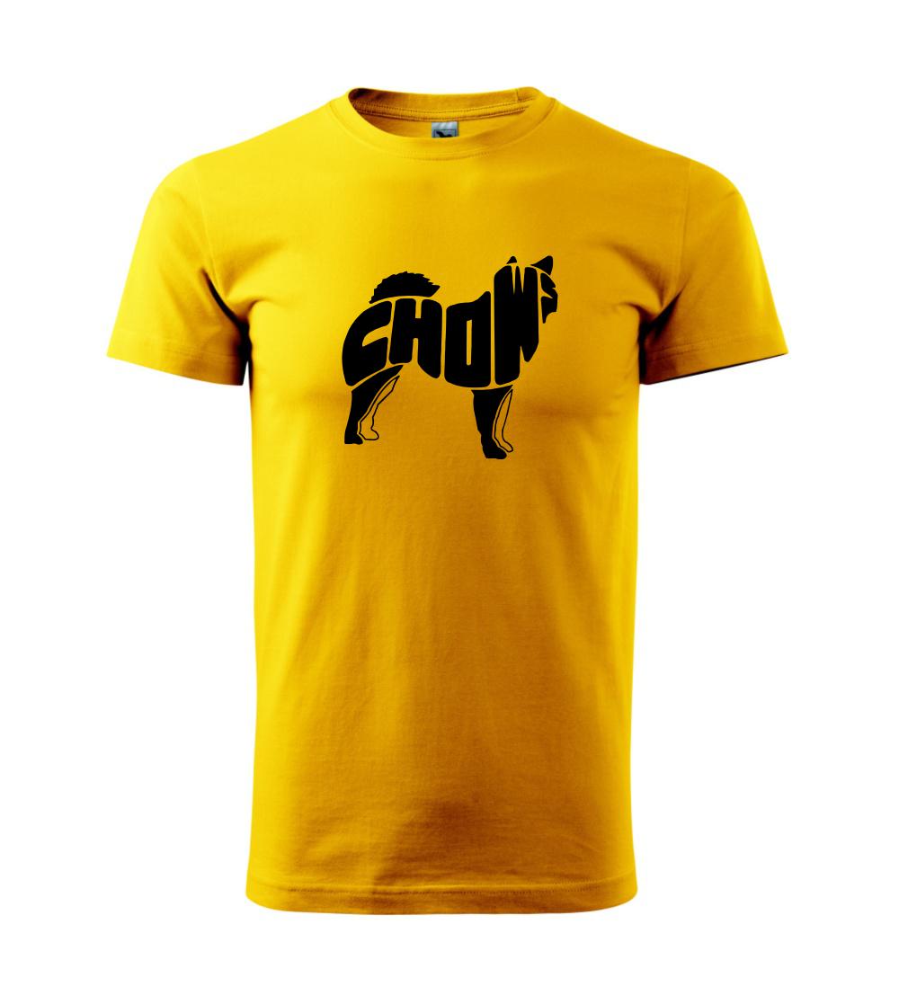 Čau Čau - nápis v tele Čau Čau - nápis v tele