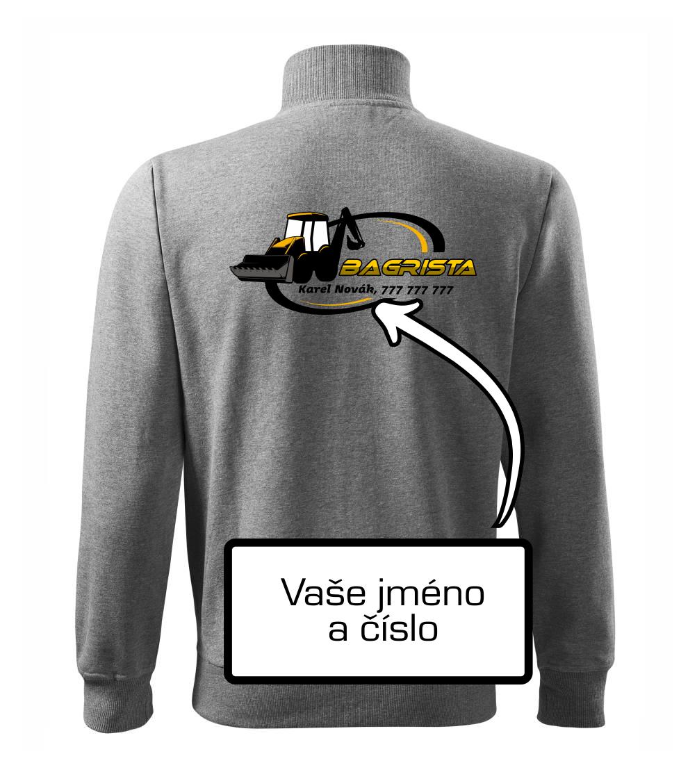 Bagrista v kruhu - vlastný nápis Bagrista v kruhu - vlastný nápis