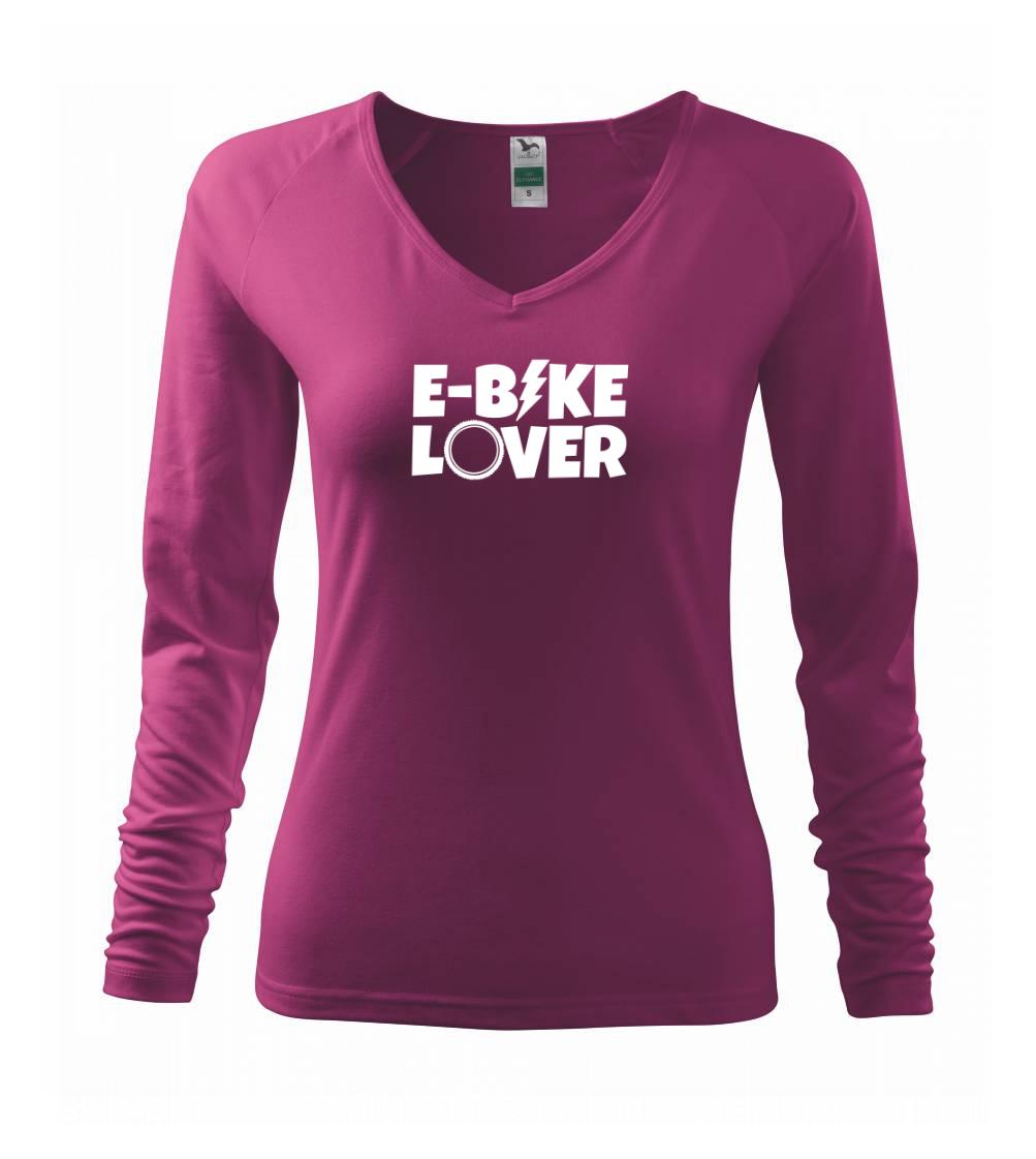 Tričko ako darček pre cyklistu - E-bike lover - Tričko dámske Elegance