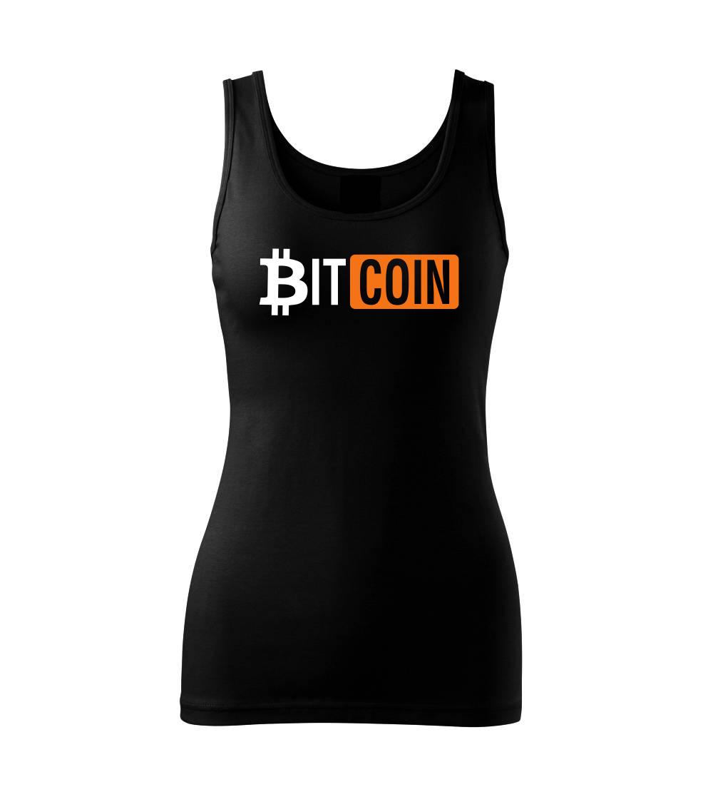 Bitcoin nápis Bitcoin nápis