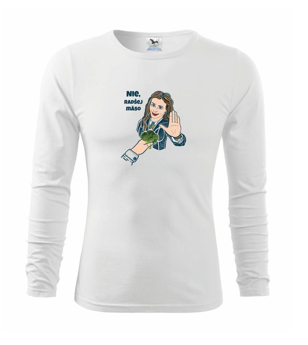 Nie, radšej mäso (Pecka design) - Tričko detské Long Sleeve
