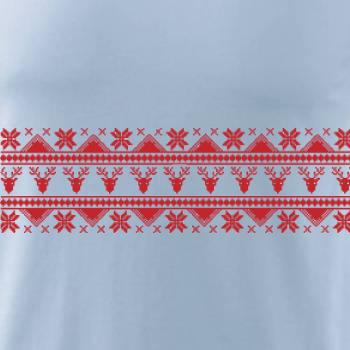 Vianočný vzor - jeleň a vločka