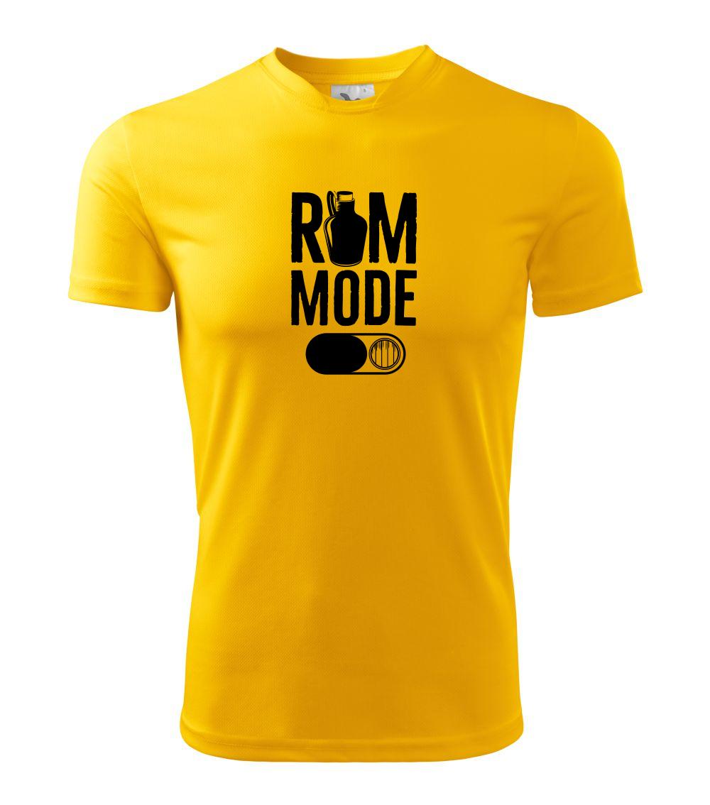 Vtipná tričká s motívmi pitie - ostatné - Rum mode - Pánske tričko Fantasy športové