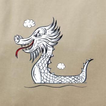 Dračia loď olejomaľba