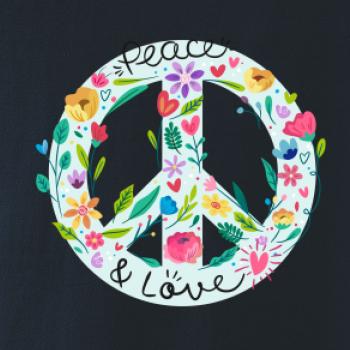 Peace and love symbol