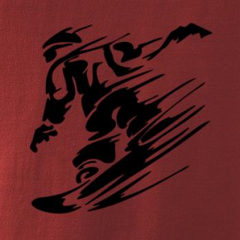 Rychlý snowboardista