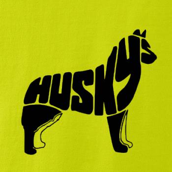 Husky - text v tele