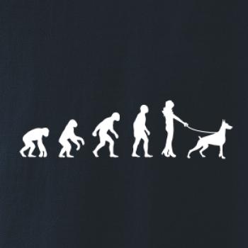 Evolúcia pes doberman (muž-žena)