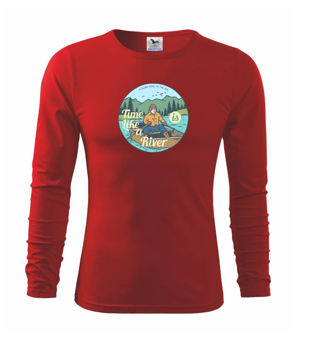 River Boat - Tričko detské Long Sleeve