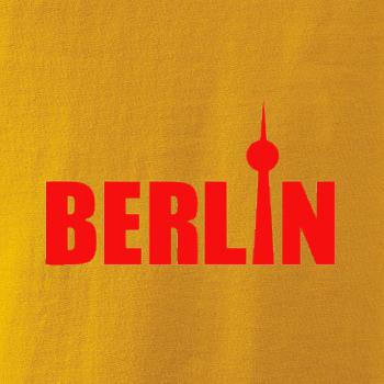 Berlin nápis veža Berliner Fernsehturm