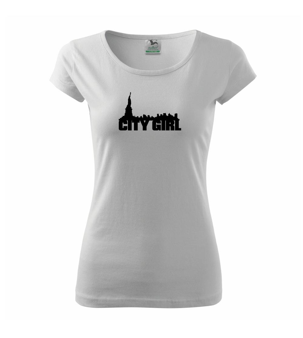 Trička pre cestovateľov - Citygirl - Dámske tričko Pure