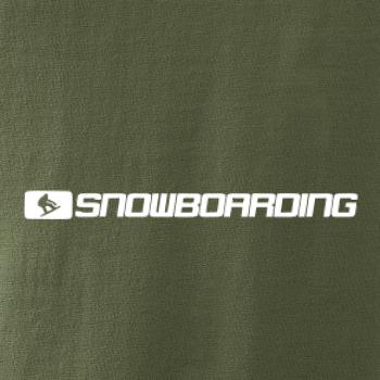 Snowboarding nápis Snowboarding nápis