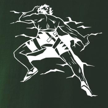 Climbing man