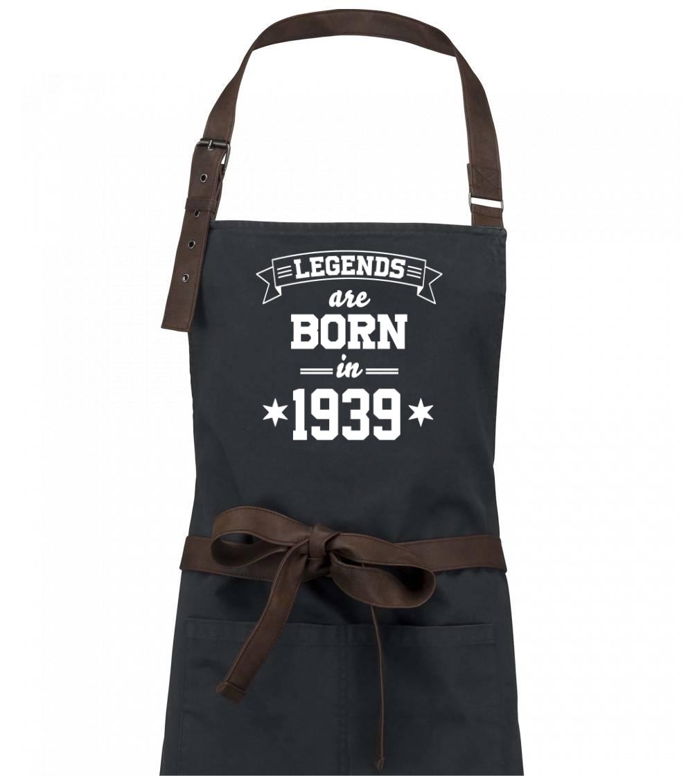 Tričká k narodeninám - Legends are born in 1939 - Zástera Vintage
