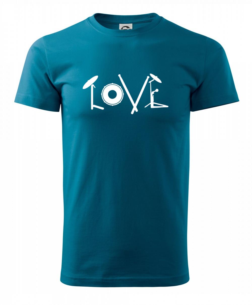 Love bubeník nápis Love bubeník nápis