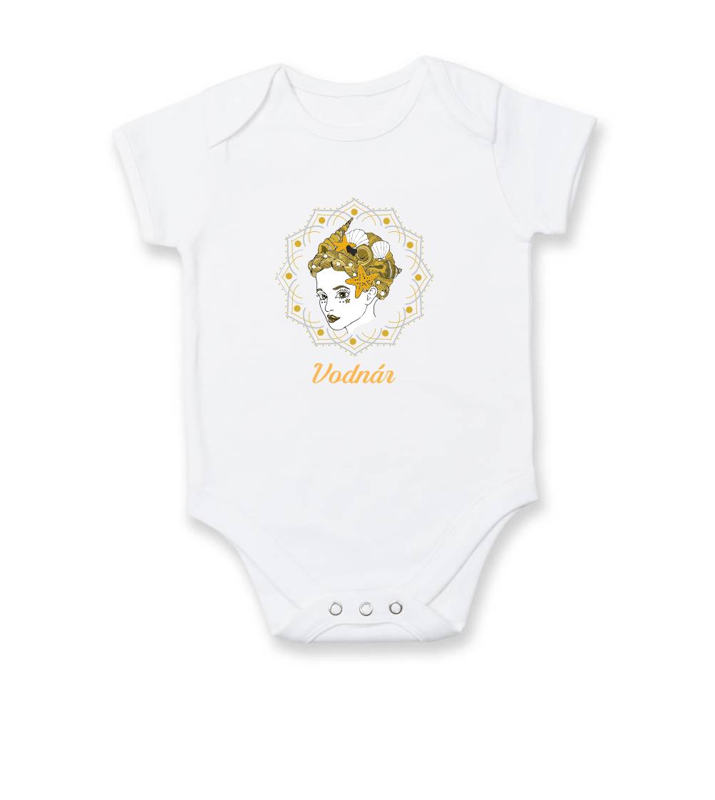 Tričká vodnár - Znamenie ženy - Vodnár SK (Pecka design) - Body dojčenské s krátkym rukávom