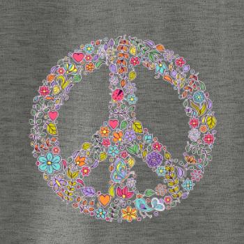 Peace symbol lístečky
