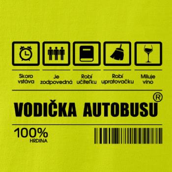 Čiarový kód - Vodič autobusu / Vodička autobusu