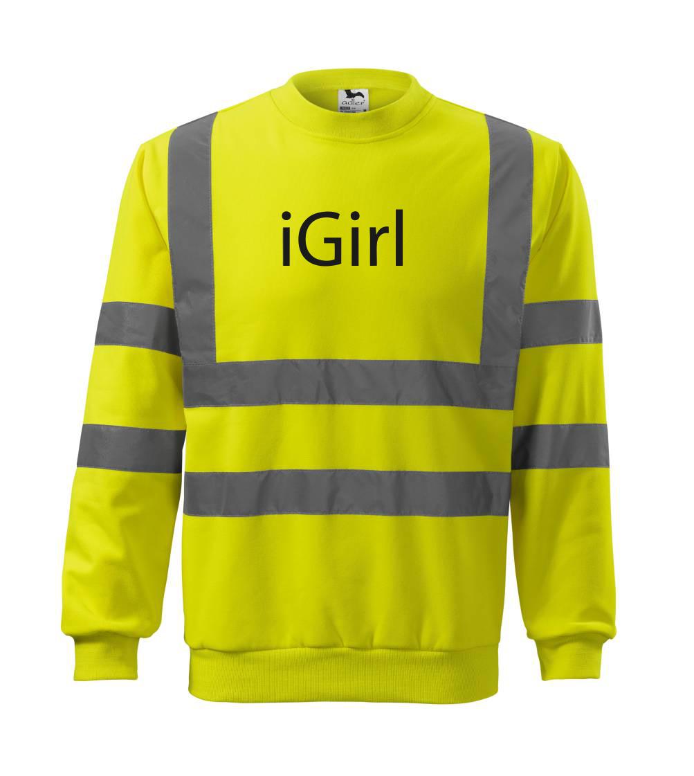 Tričká pre ajťákov - iGirl - Reflexná mikina