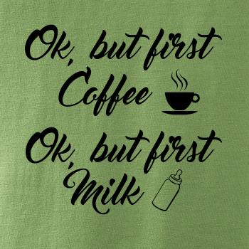 Ok, but first coffee-milk