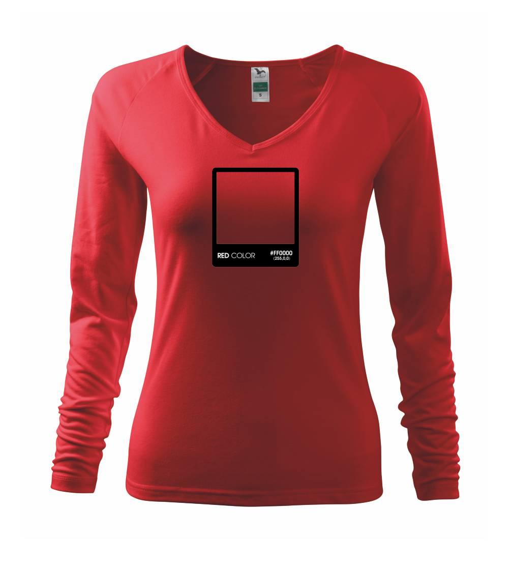 Tričká pre fotografov - RGB red - Tričko dámske Elegance