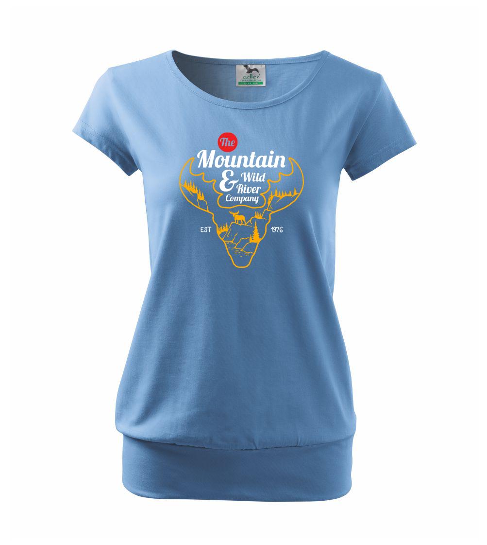 Trička pre cestovateľov - Moose - Voľné tričko city